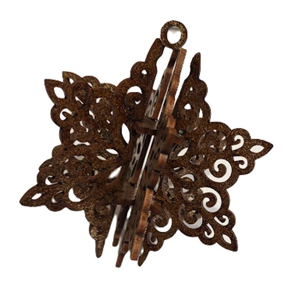 Витраж Снежинка 671311