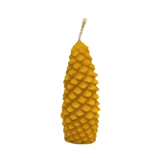 Beeswax Candle Pinecone