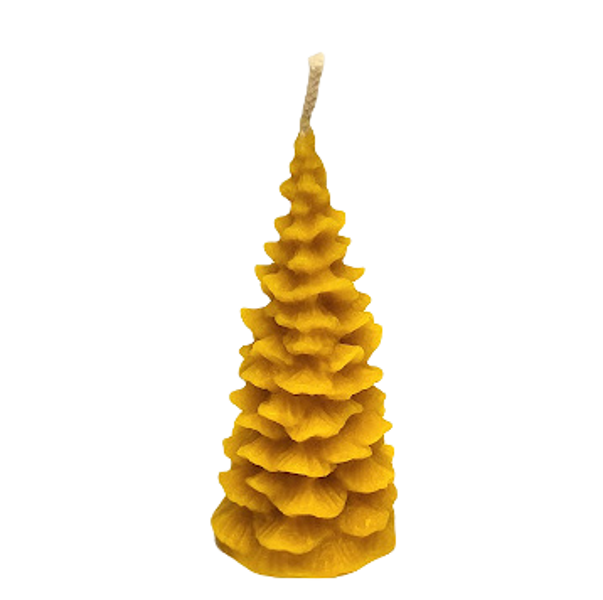 Beeswax candle Spruce