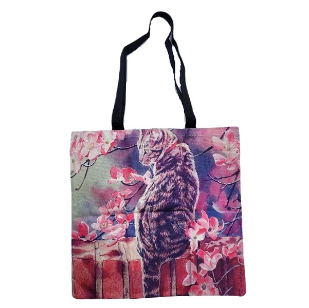 Maisiņš iepirkumiem no kolekcijas Kaķi mākslā 050733