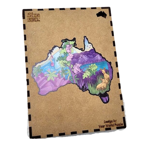 Koka puzle lielā - Austrālija