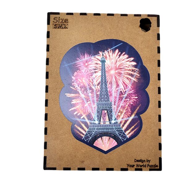 Koka puzle lielā - Eifeļa Tornis