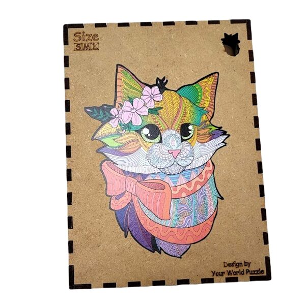 Koka puzle lielā - Kaķis 2