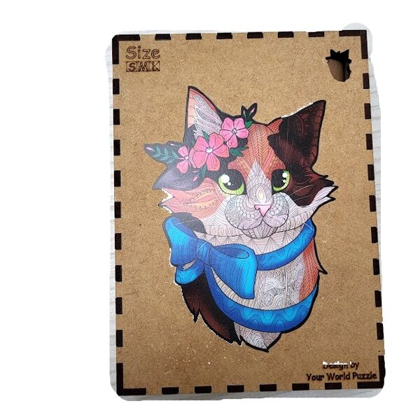 Koka puzle lielā - Kaķis 1