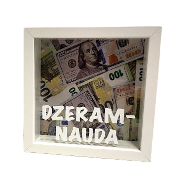 Wooden savings bank 1850138