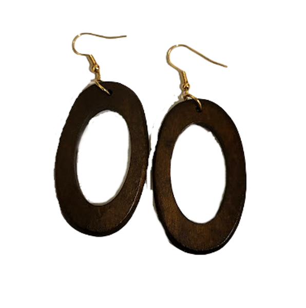 Wooden earrings 0559111