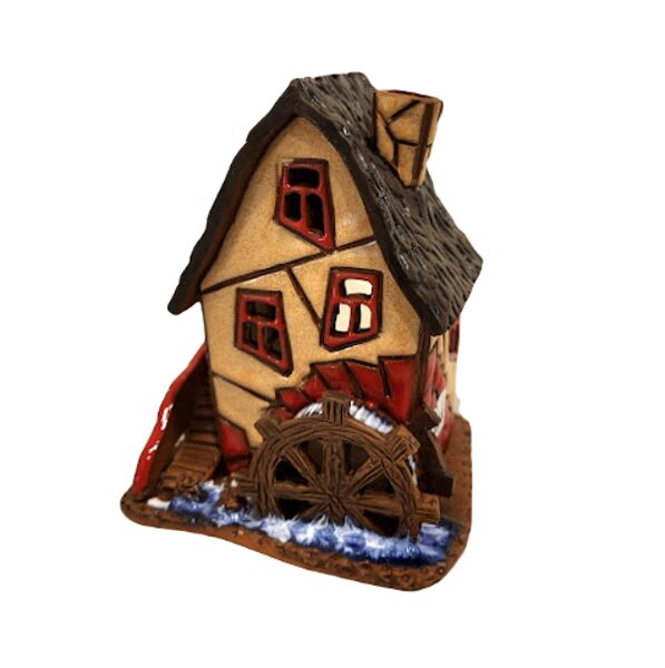 Керамический подсвечник-домик 1620802