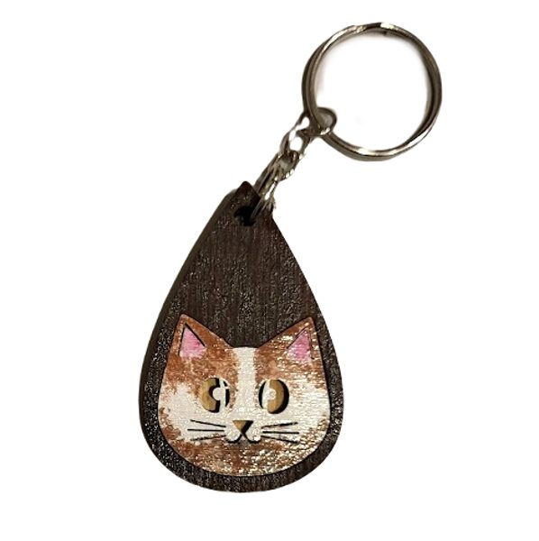 Wooden key ring 720103