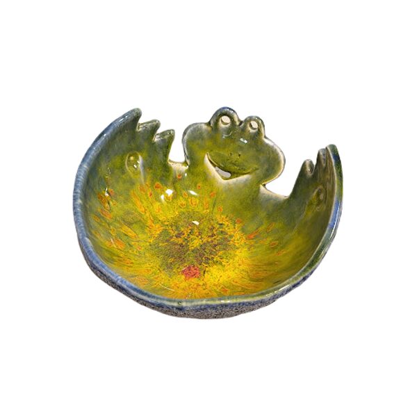 Глиняная миска Лягушка 1101208