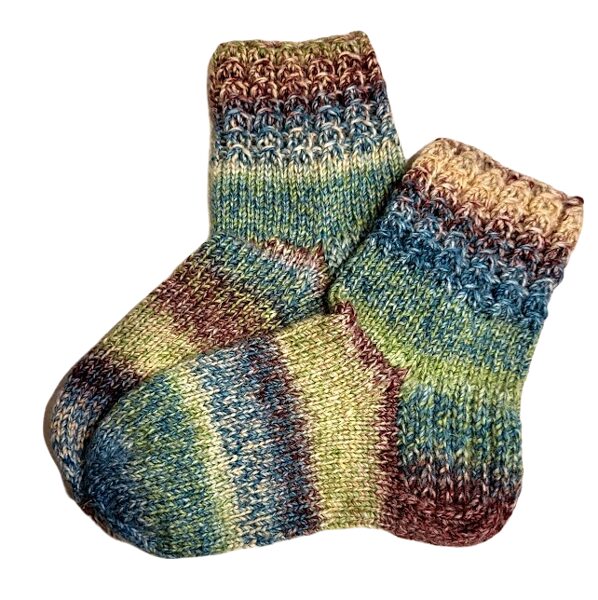 Вязаные носки - ручная работа 25/27