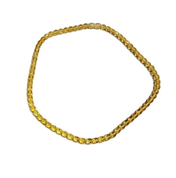 Exclusive Amber Necklace "Sea Diamond" (47 cm)