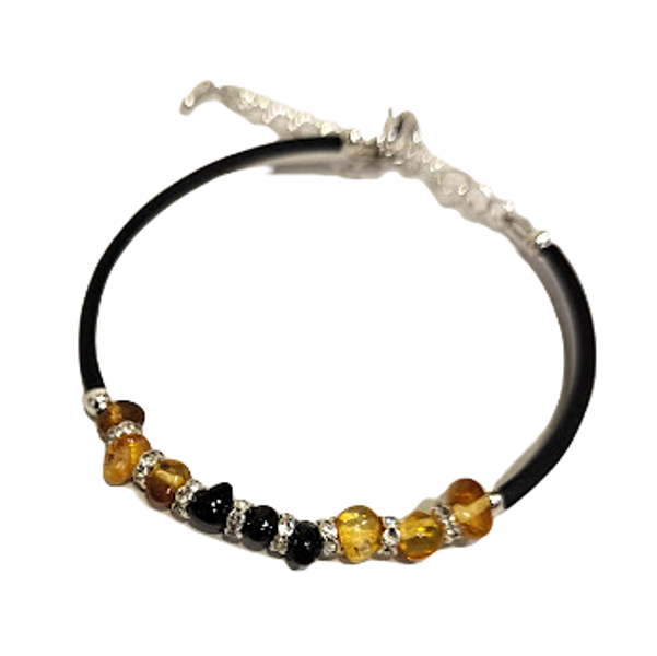 Bracelet with amber 1205002