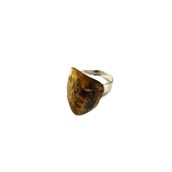 Ring with amber 1202007