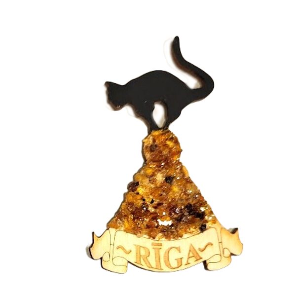 Magnet with amber 671503