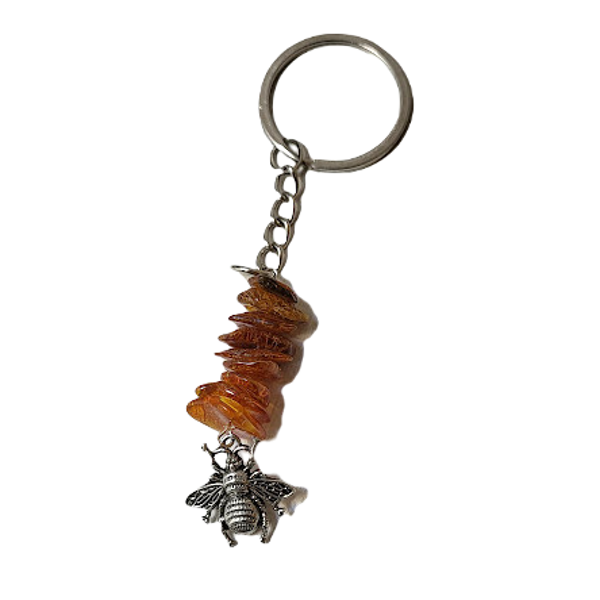 Keychain with amber 1206802
