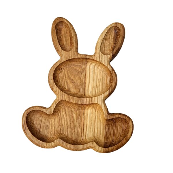 Wooden plate Hare 881701