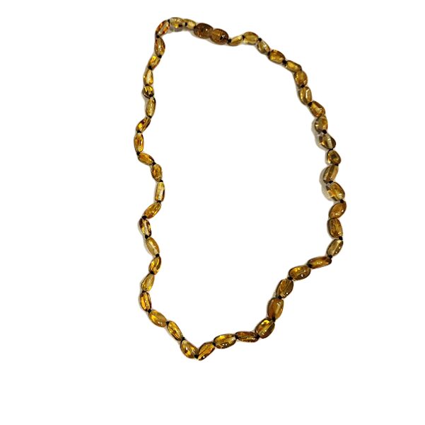 Exclusive Transparent Amber Necklace (46 cm)