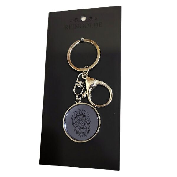 Key/bag pendant with organic glass - Lauva 1631629