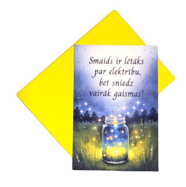 Apsveikumu kartiņa ar aploksni  A25430