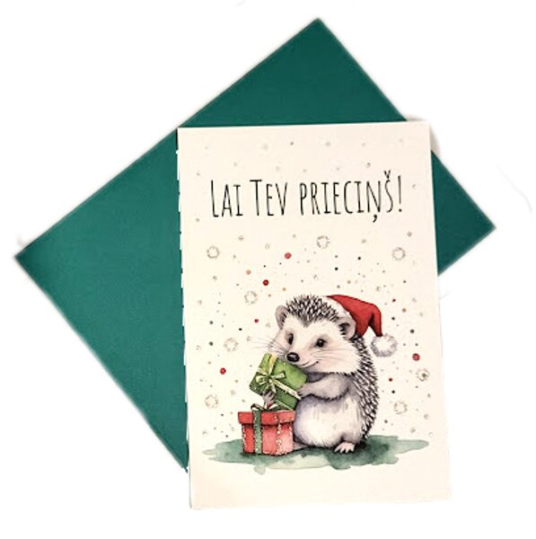 Apsveikumu kartiņa ar aploksni  A25541