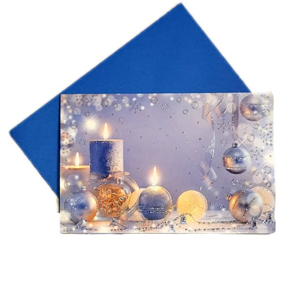 Apsveikumu kartiņa Ziemassvētki ar aploksni 25378