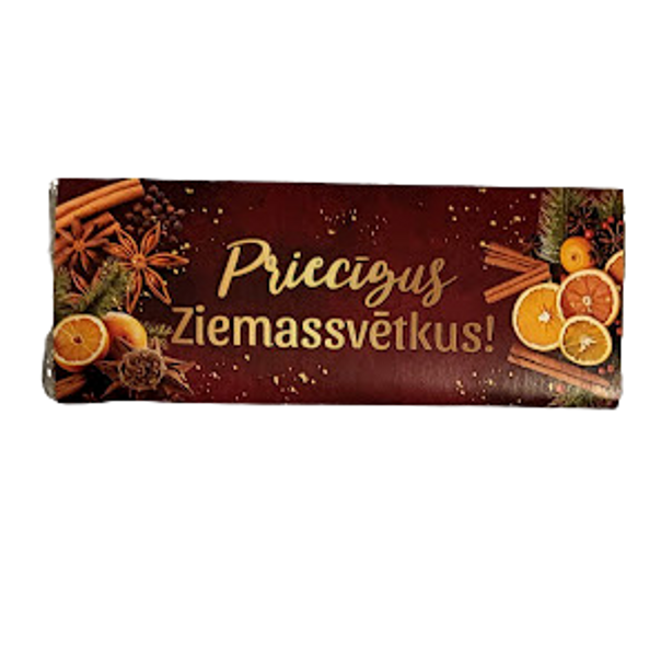 Mini šokolāde -  Priecīgus Ziemassvētkus!