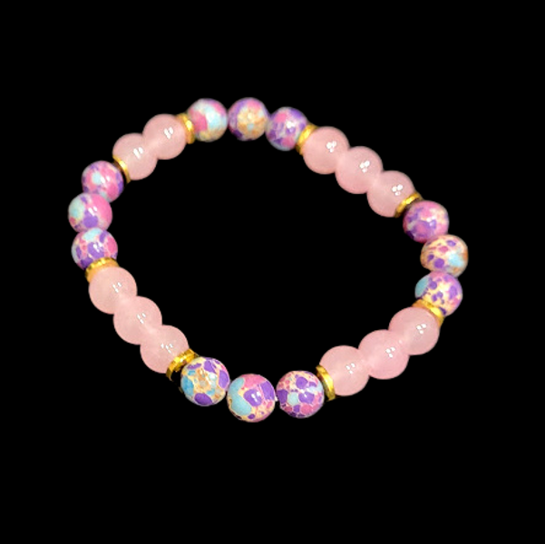 Dabīgā akmens aproce no rozā kvarca 0516405