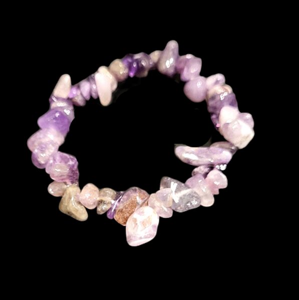 Dabīgā akmens aproce no ametista 0516402