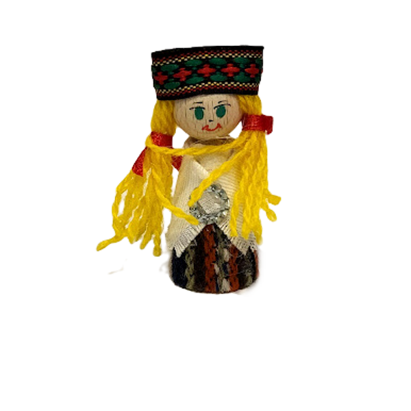 Small doll in folk costume 171002