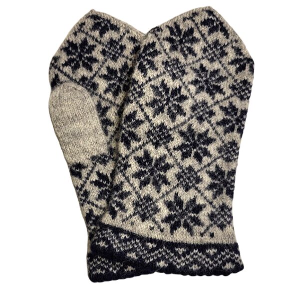 Wool gloves, "Auseklis", gray (12cm) 950101