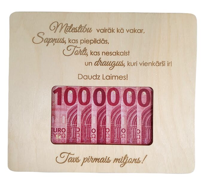 Tavs pirmais miljons - Mīlestība