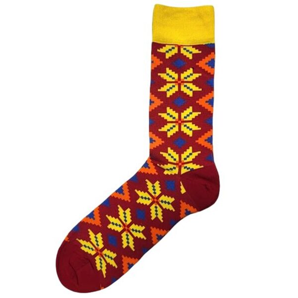 Мужские носки с национальными узорами - Этно