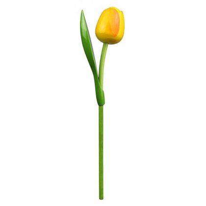 Деревянный тюльпан LKT3 (желтый / оранжевый)