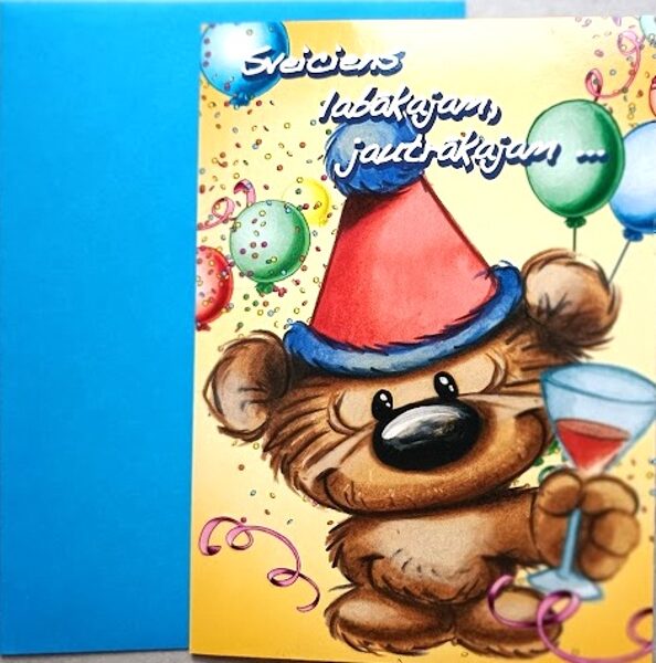 Greeting card with envelope A9134
