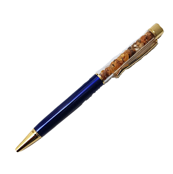 Янтарная ручка (синий корпус)