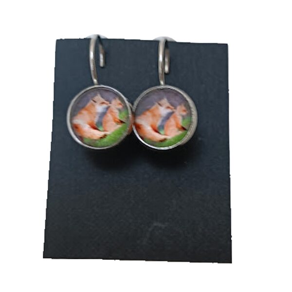 Earrings from the collection "Foxes"