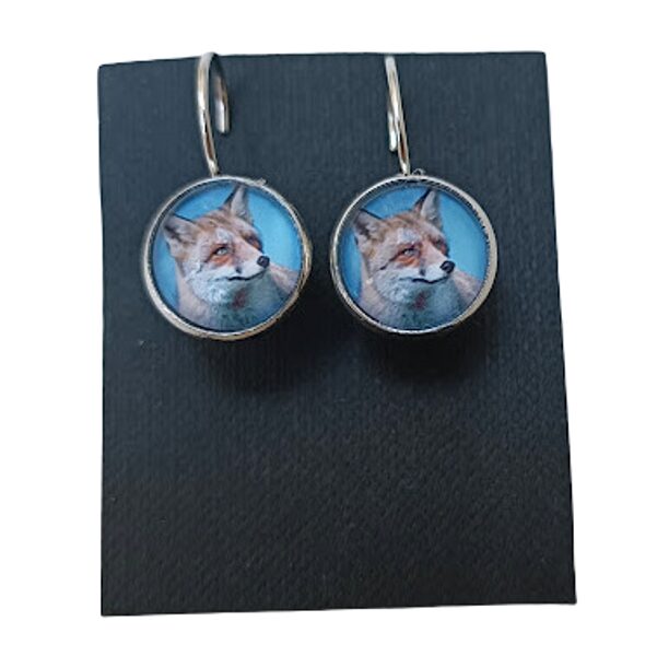 Earrings from the collection "Foxes"