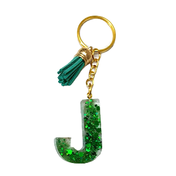 Epoxy keychain J