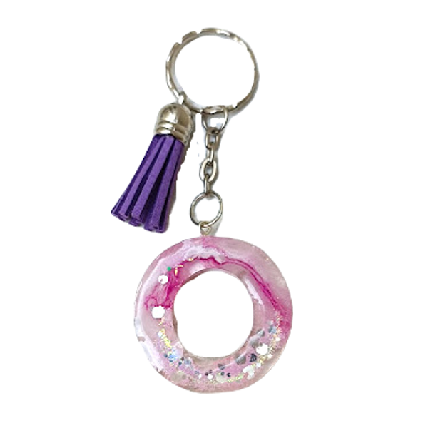 Epoxy keychain O