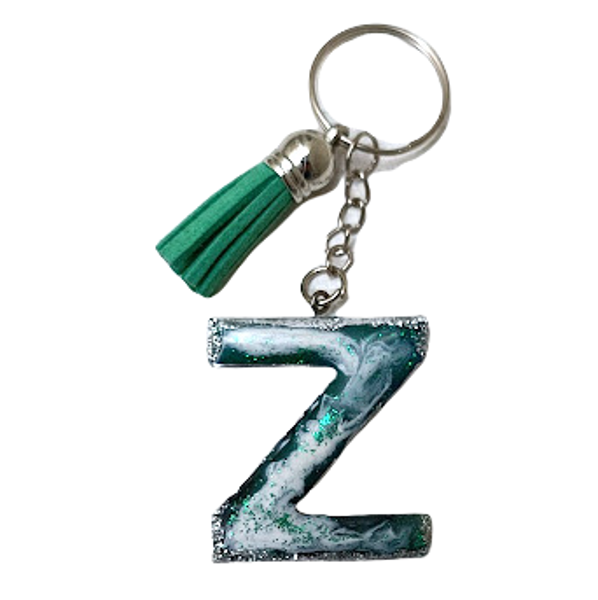 Epoxy keychain Z