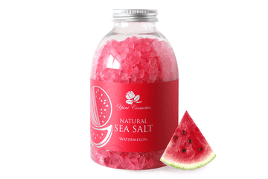 Natural sea salt for bath Watermelon