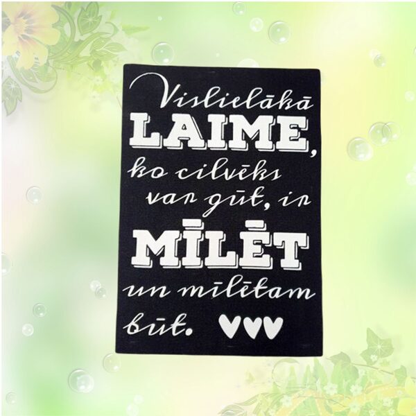 Canva '' Best of luck .. ''(black) 