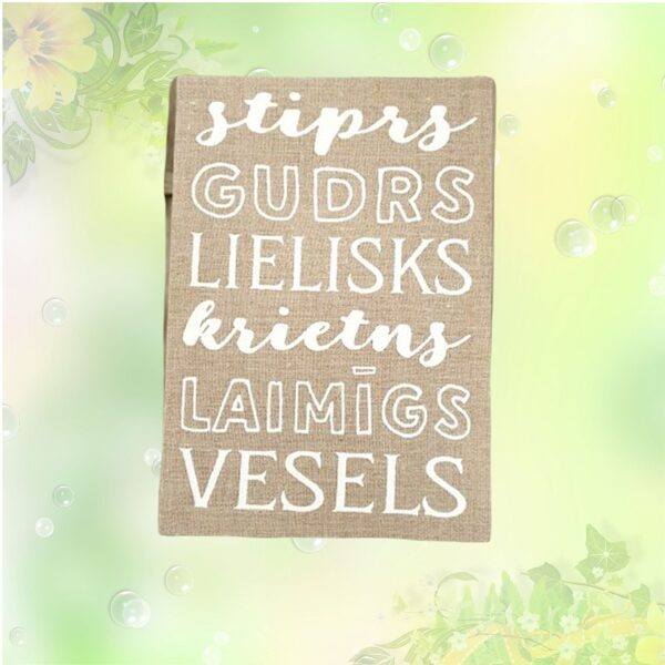 Canvas '' Strong, Smart, Great .. ''(linen) 