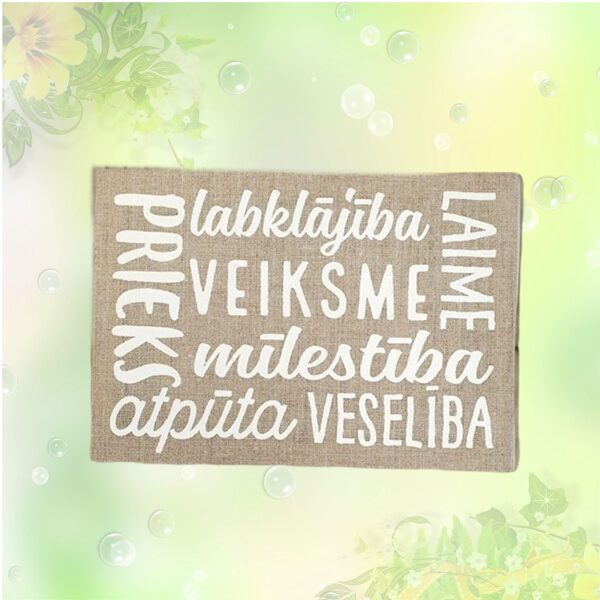 Canvas "Prosperity, Success, Love"(linen) 