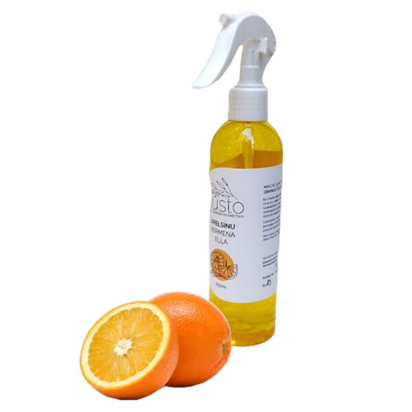 Orange body oil