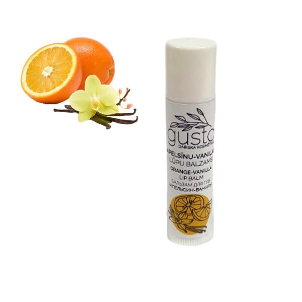 Orange-vanilla lip balm
