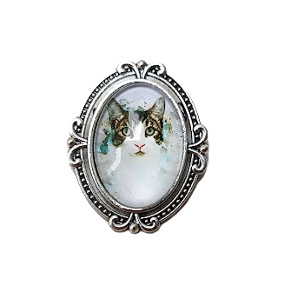 Брошь из коллекции Cat