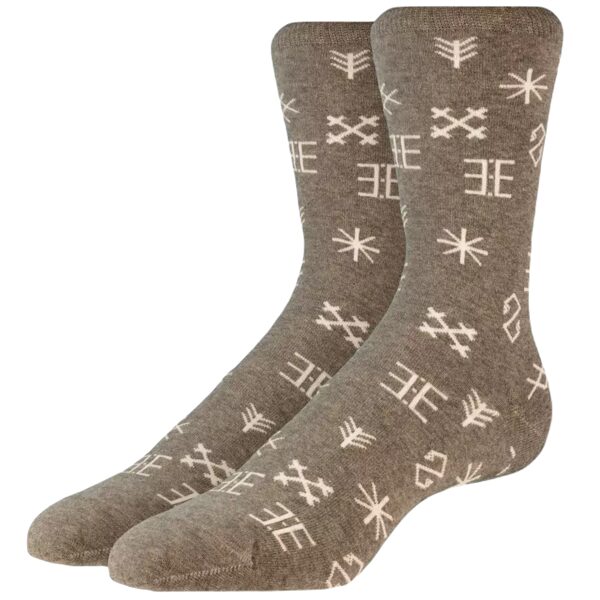 Zeķes - Aizsargzīmes (pelēkas) 41-46