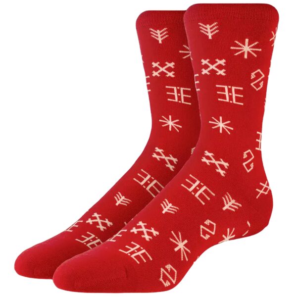 Zeķes - Aizsargzīmes (sarkanas) 41-46