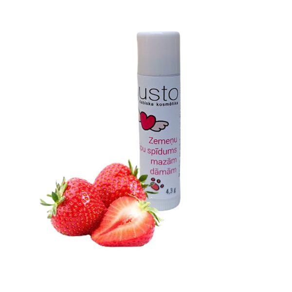 Zemeņu lūpu spīdums mazajām dāmām